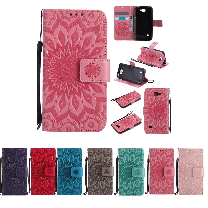 Чехол с откидной крышкой Sunflower для fundas LG K3 чехол Lte K100 K100DS 4 5 дюйма + искусственная