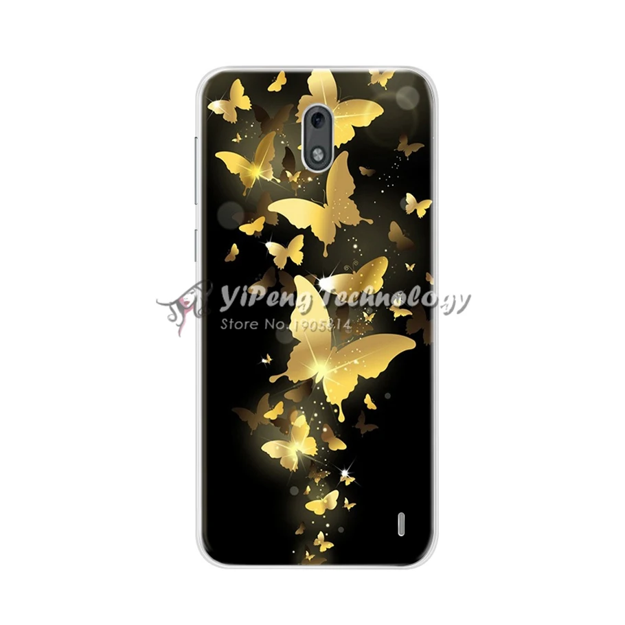 Мягкий силиконовый чехол из ТПУ для Nokia 2 TA-1029 TA-1035 Ультратонкий с принтом защиты