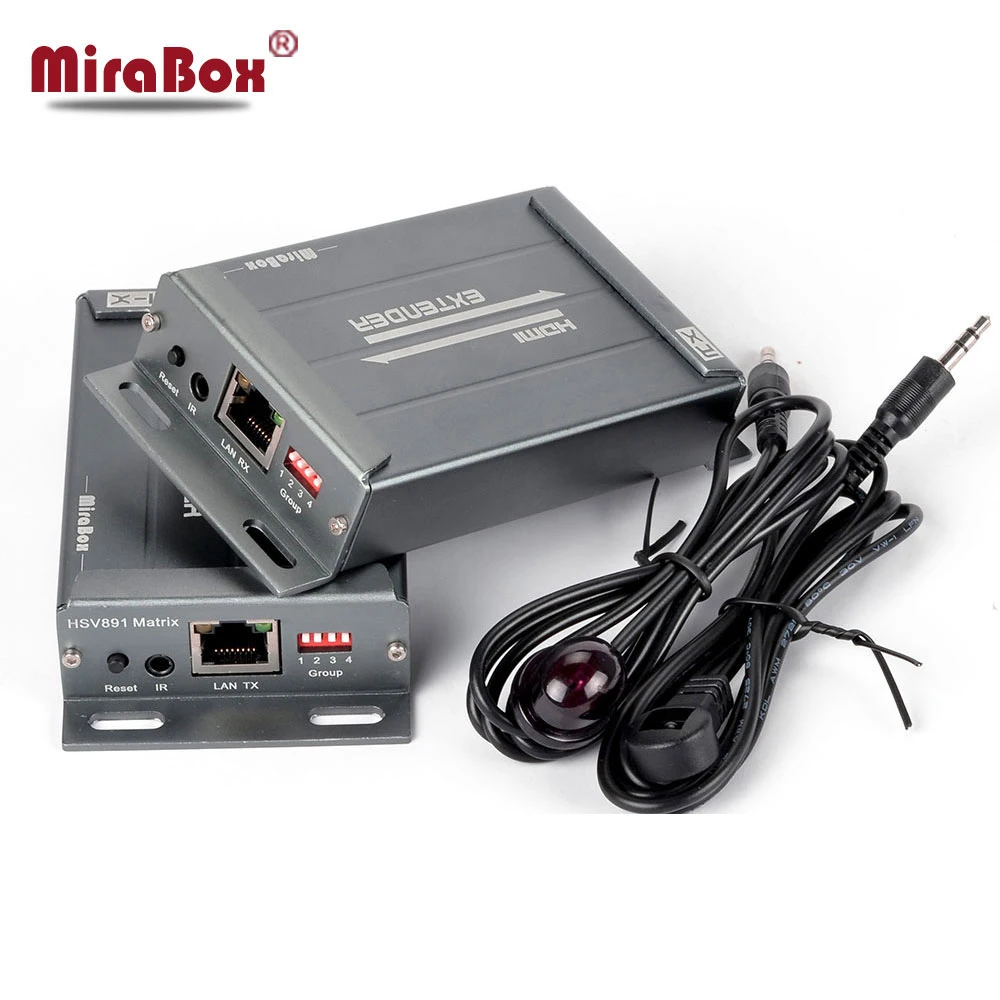 HDMI матричный удлинитель HSV891M по IP с ИК пультом и аудиоразъемом 3 5 мм для UTP через