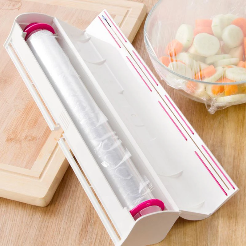 QuickDone пластиковый диспенсер для обертывания инструменты приготовления пищи