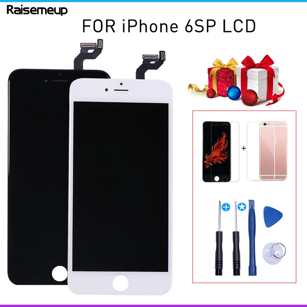 AAA + качественный дисплей для iPhone 6s plus 6sp A1634 A1687 A1699 lcd с 3D кодирующий