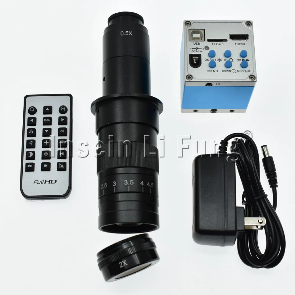 

Цифровой видеомикроскоп HD 16MP 1080P HDMI USB камера + 130X 180X 300X 400X 600X регулируемое увеличение 25 мм зум C-крепление объектив
