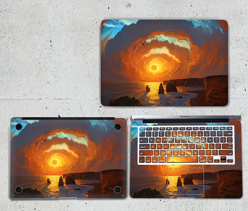 Наклейка для ноутбука Macbook, наклейка s, виниловая, Air Pro retina 11 13 15, наклейка для ноутбука с изображением звездного неба для Mac, новинка, Air 13, чехол