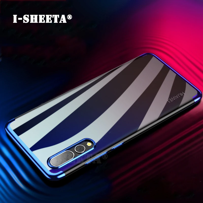 Тонкий Прозрачный Силиконовый ТПУ гелевый Чехол для Huawei P20 Lite Nova 3 3i Honor 7X 8X Play 7C Pro Y5