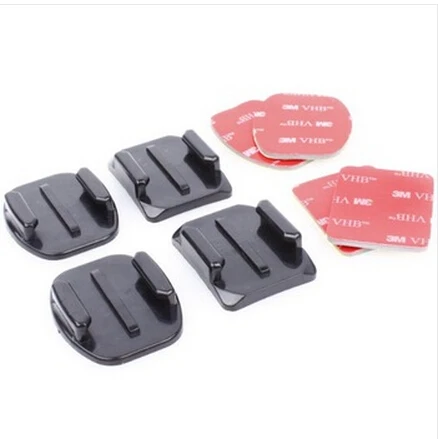 Gopro Accessories 2PCS Flat Adhesive Mount + Curved Mounts Replacment Kit For Go Pro Hero 2 3 Black |