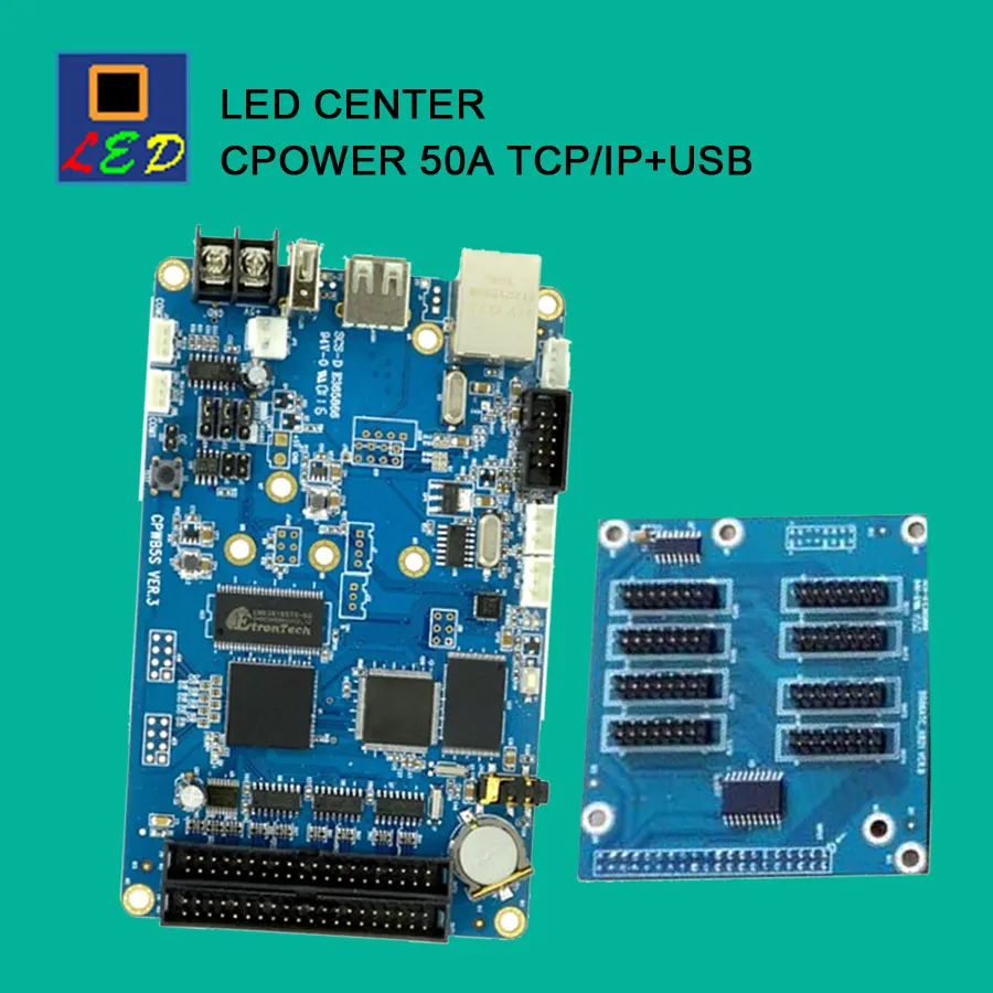 C Power 50A -версия TCP/IP и USB видеоконтроллер со светодиодным экраном RGB серого | Интегральные схемы -33006452076