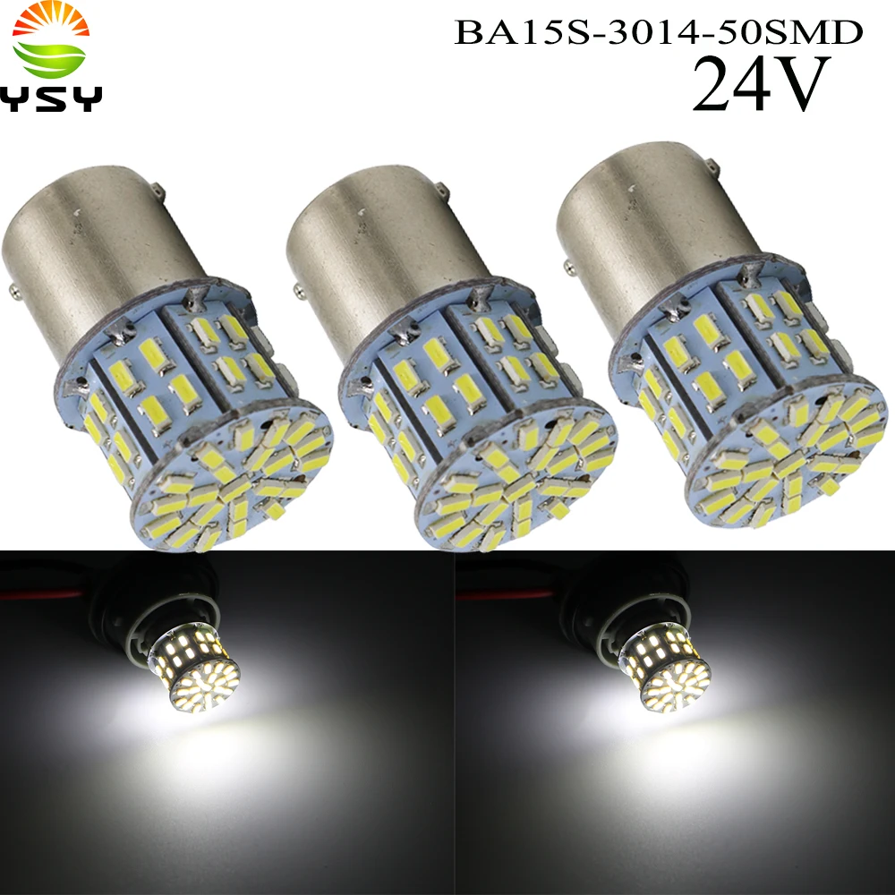 YSY 30X Bright BA15S 1156 P21W 50SMD 3014 50 Led SMD автомобильный стоп сигнал поворотники задние