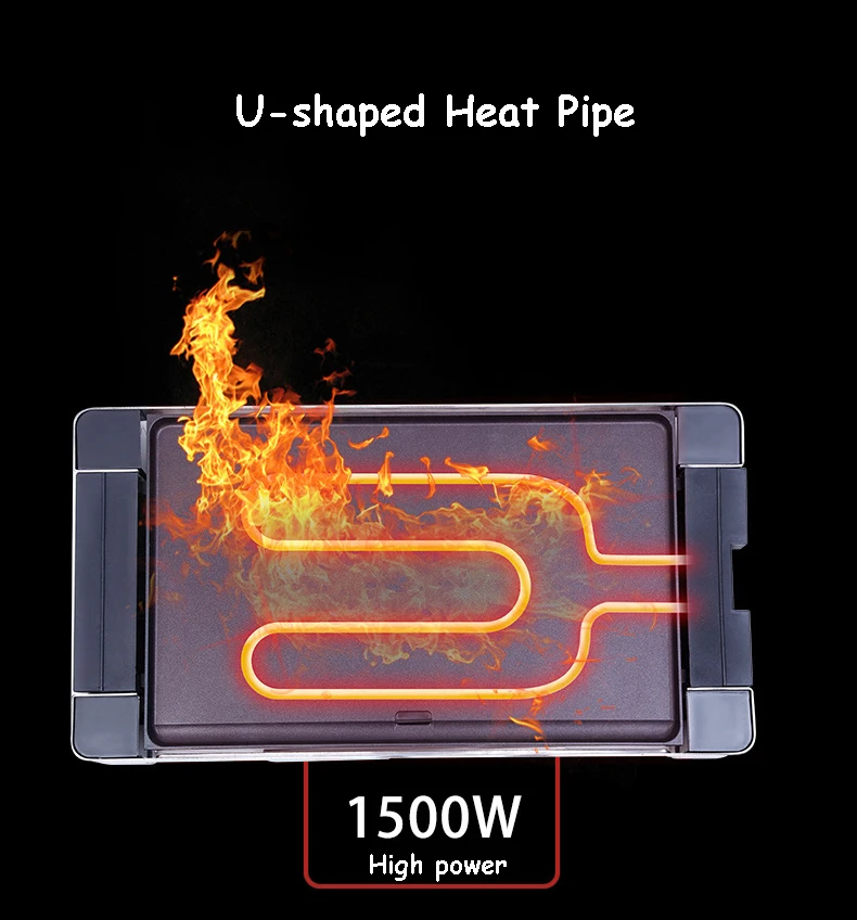 household electric grill multi function non slip barbecue tray commercial electric oven smokeless barbecue pan free global shipping