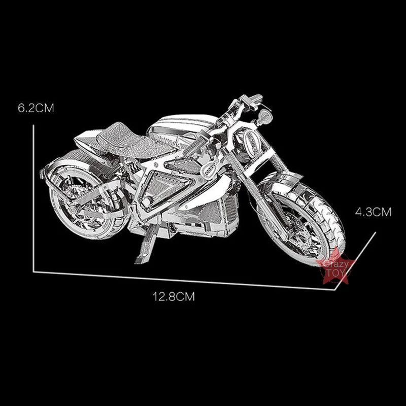 Металлический 3D Пазл мстители HK Nanyuan модель мотоцикла I22203 для самостоятельной
