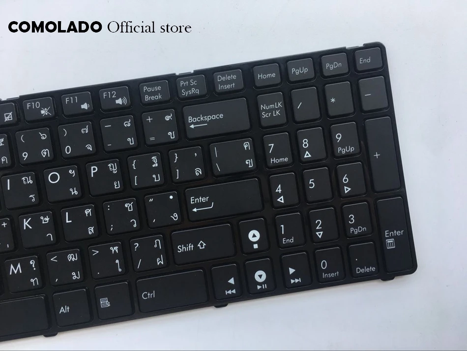 TI Thailand Клавиатура для ноутбука ASUS G53 G60 G73 G51 G72 K52 K53 X73 Подсветка клавиатуры