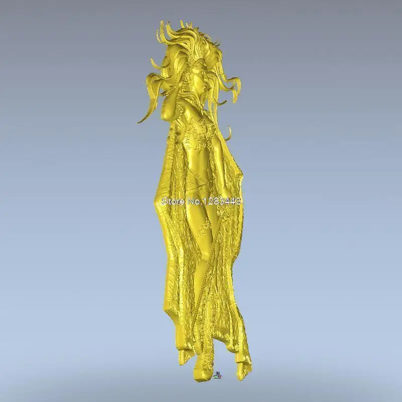 Высокое качество 3d модель рельеф для ЧПУ или 3D принтеров в формате STL women_ELF1|3d model