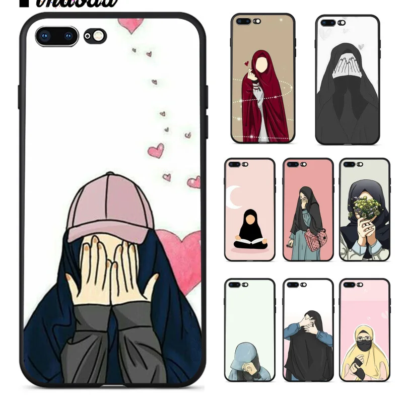 Yinuoda Исламская Девушка Новинка чехол для телефона Fundas чехол для iphone 8 7 6 6S Plus 5 5S SE XR X XS MAX Coque Shell