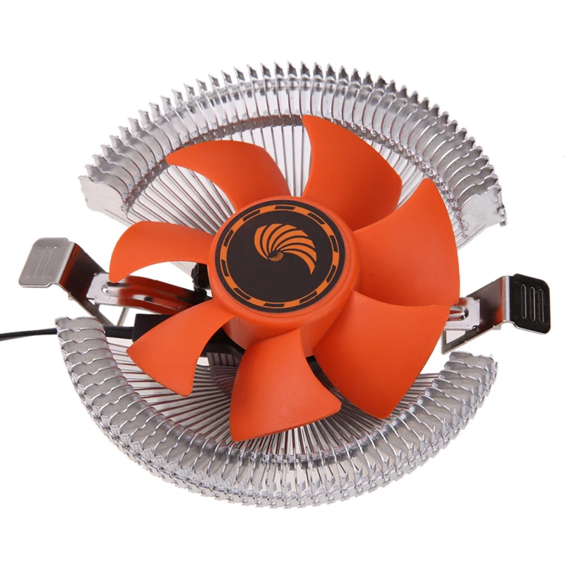 Кулер для процессора Intel LGA775 1155 AMD AM2 AM3 754 оранжевый|fan heatsink|cooling fan heatsinkcpu cooling |