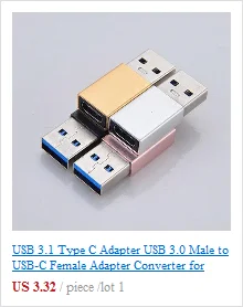 Тип C адаптер USB C Женский к USB2.0 Мужской конвертер тип-c OTG кабель для samsung Galaxy s8 s9 huawei P20