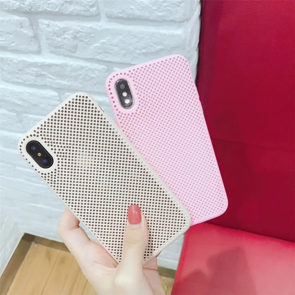 Official Heat Dissipation Liquid Silicone Case For iPhone 7 8 Plus X 5 SE 6 6S Samsung Galaxy Note S8 S9 S10 |