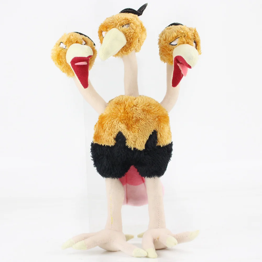 27cm Dodrio Аниме Gliscor Golduck Greninja Banette Gliscor Exeggcute Aipom Dodrio Torracat Koffing Плюшевые игрушки Мягкая кукла подарок для детей - Цвет: 27cm Dodrio