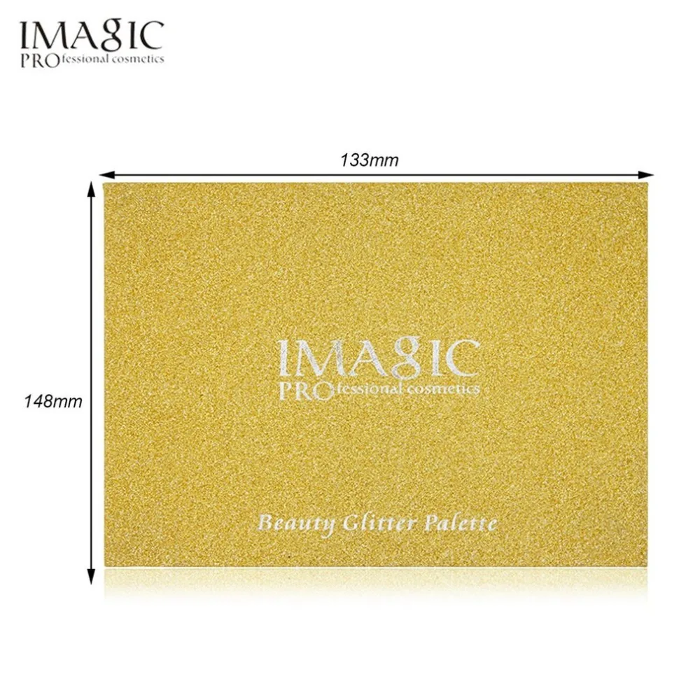 Imagic 12 Цветов Pro Для женщин блестит тени для век Палитры глаз Макияж естественный