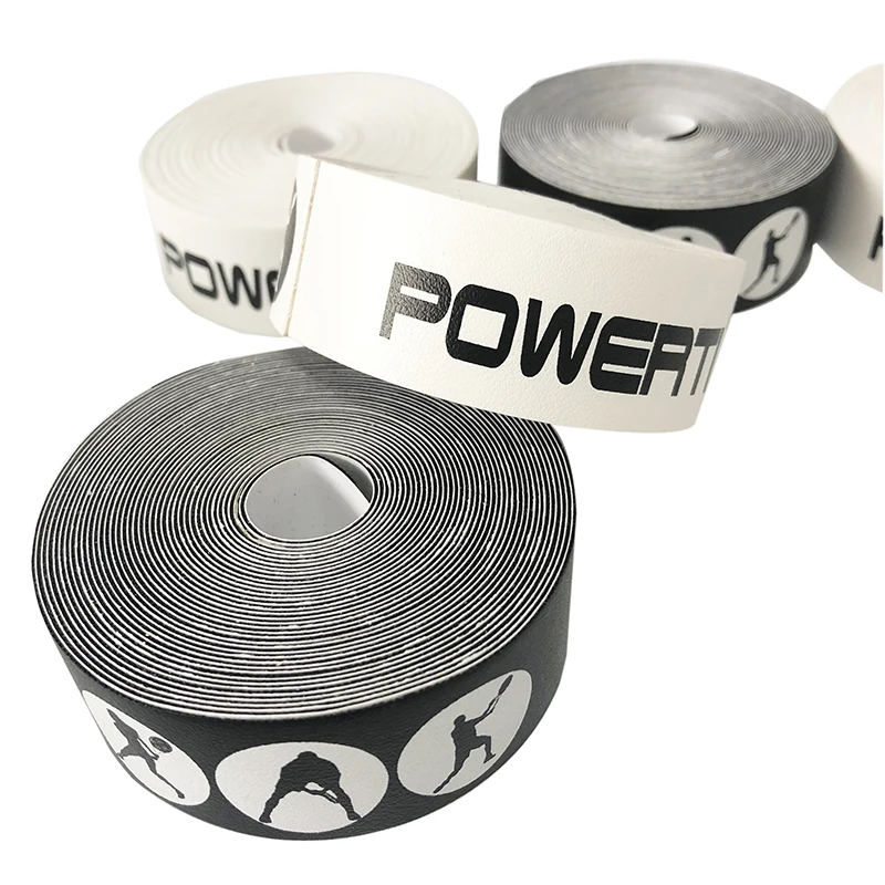 POWERTI 1 шт. теннисные рамка защищает PU хватом сверху вязкость наклейки теннис лента