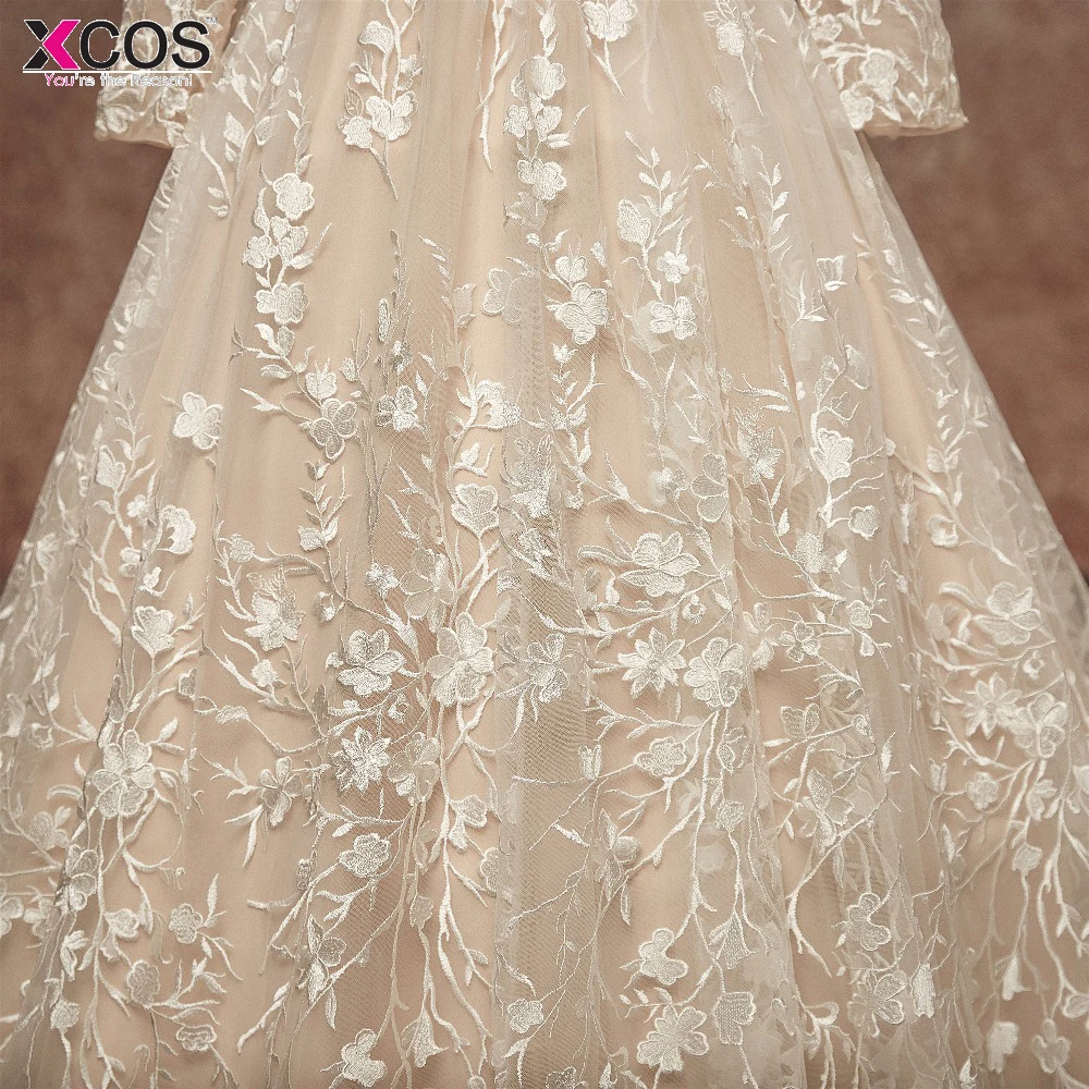 2019 свадебное платье es Vestidos de novia Scoop See through средства ухода за кожей шеи суд поезд