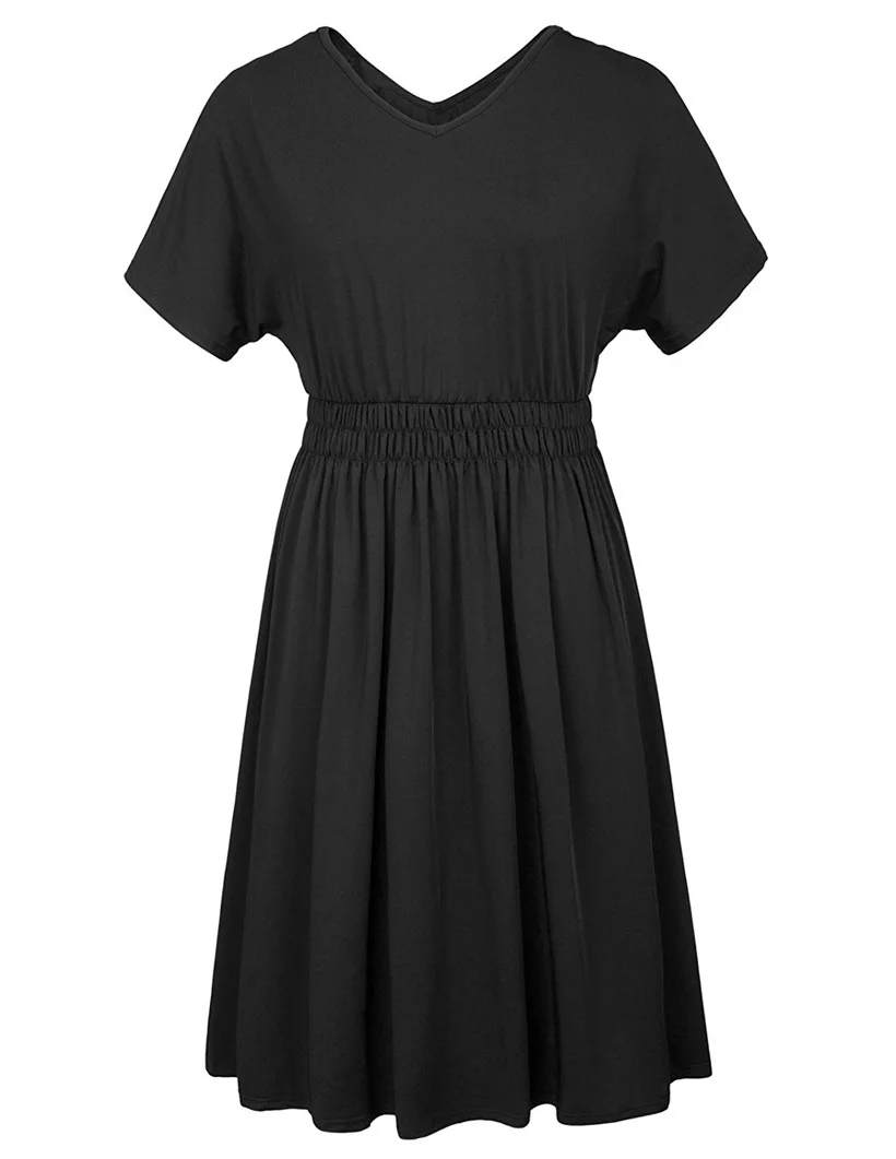 Женское однотонное платье с v-образным вырезом элегантное вечернее