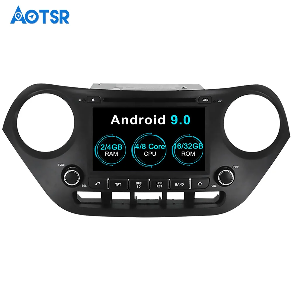 Новейший Android 9 0 px5 Автомобильный DVD плеер для Hyundai I10 I 10 2013 + GPS навигация
