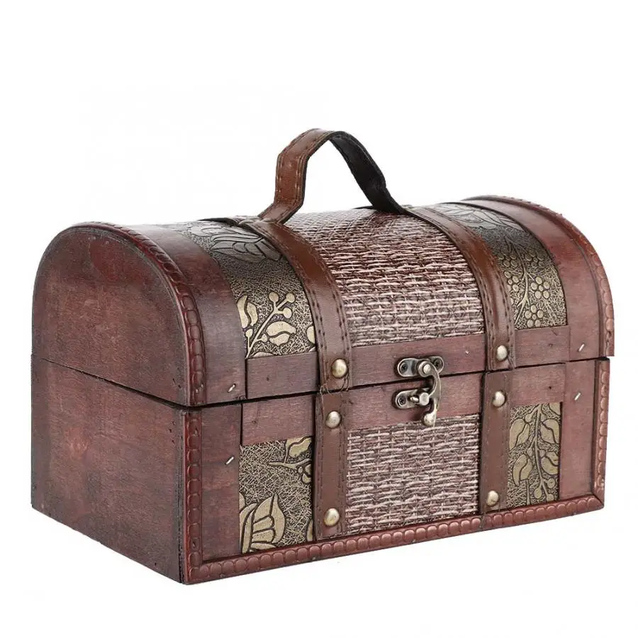 Винтажный деревянный органайзер для ювелирных изделий в европейском стиле