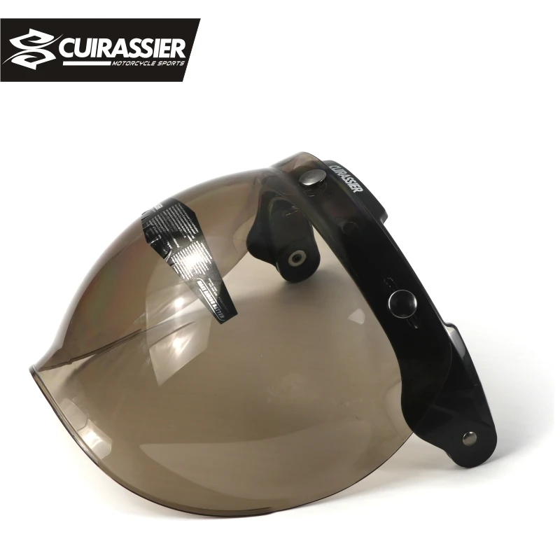 Cuirassier VS02 с открытым лицом мотоциклетный шлем пузырьковый щит козырек линзы