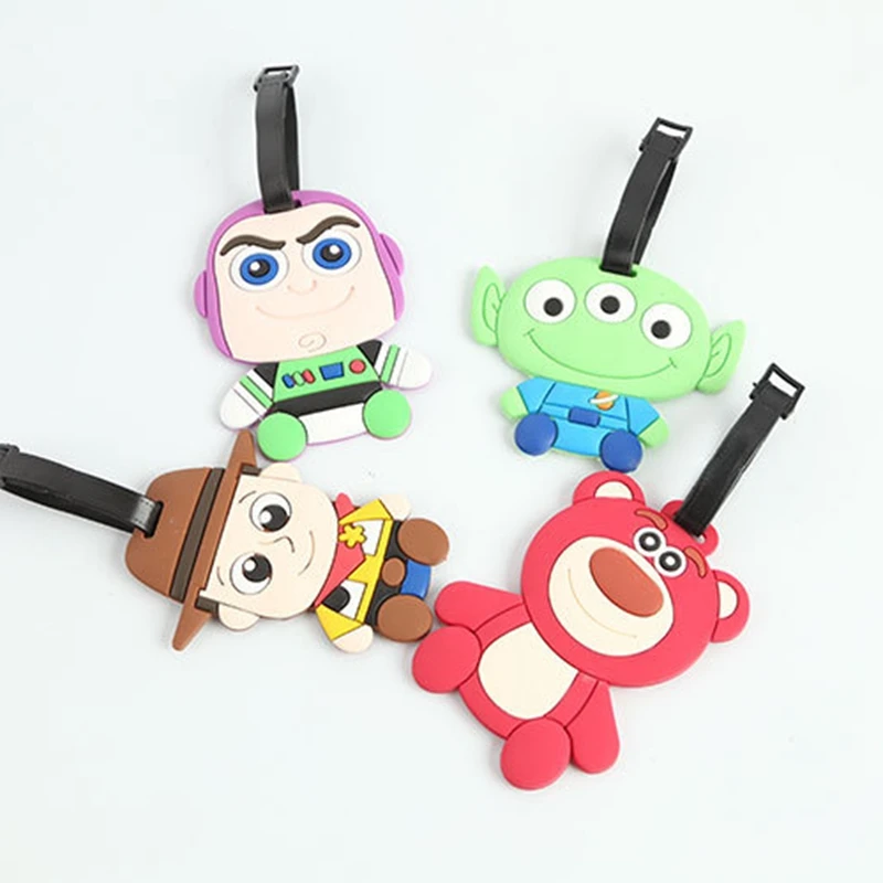 История игрушек 4 Woody Jessie Forky Bunny Базз Лайтер Клубника Медведь ПВХ багажная бирка
