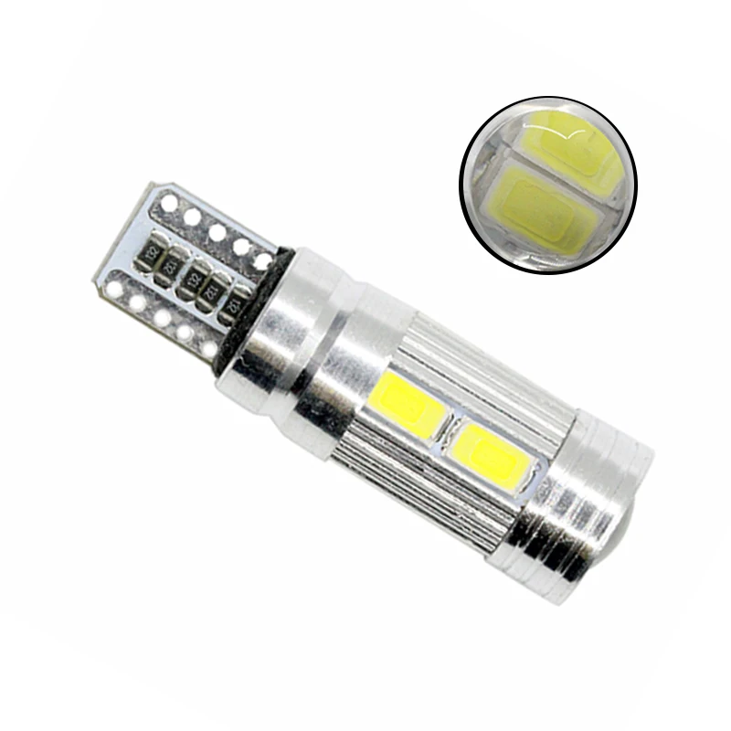 2 шт./лот Автомобильный источник света SUNKIA T10 W5W 194 168 CANBUS 10 SMD 5630 ширина габаритный