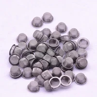 10pcs smoking pipe metal ball stainless steel filter screen crystal pipes filter mesh smoking weed tobacco accessories
