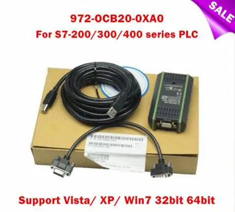 100% новый 972 OCB20 0XA0 6ES7 0CB20 PC адаптер USB PLC программируемый кабель для Φ/300/400 PPI/мпай/DP с