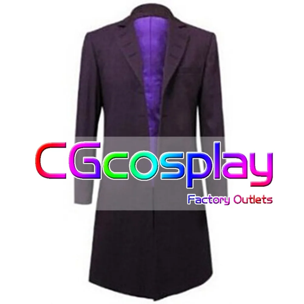Бесплатная доставка костюм для косплея Doctor Who Twelveth 12th Dr Blue Frock пальто новинка