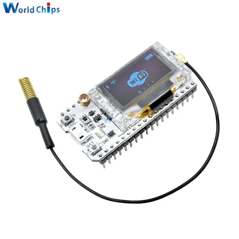 

Модуль LoRa ESP32 SX1278, 0,96 дюйма, синий OLED-дисплей, Bluetooth, Wi-Fi, 32 модуля, разработка Интернета, 433 МГц, 470 МГц для Arduino