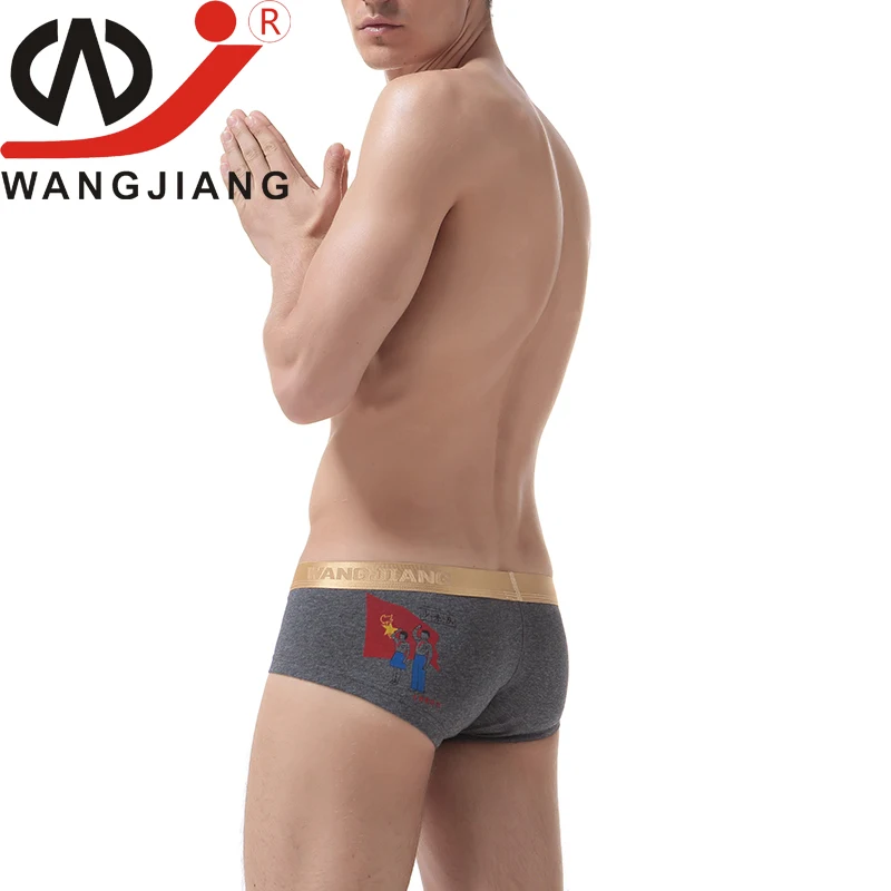 WJ Мужское нижнее белье боксеры Calzoncillos Cueca шорты мужские трусы брендовые