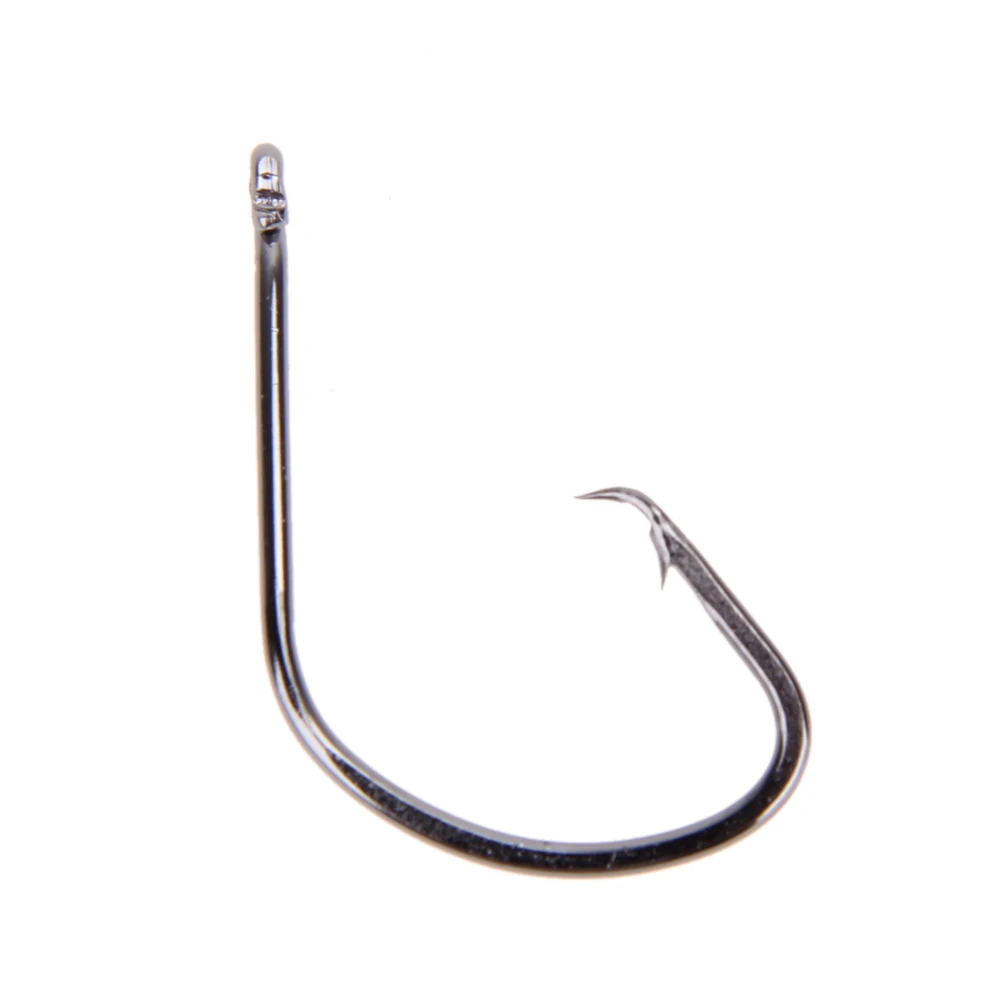 100 шт./лот Карп mustad Рыбалка Крючки смещение спортивный круглый крючок Приманка Barb Сталь джиг Baitholder Крючки для рыболовные принадлежности PESCA - Цвет: 2