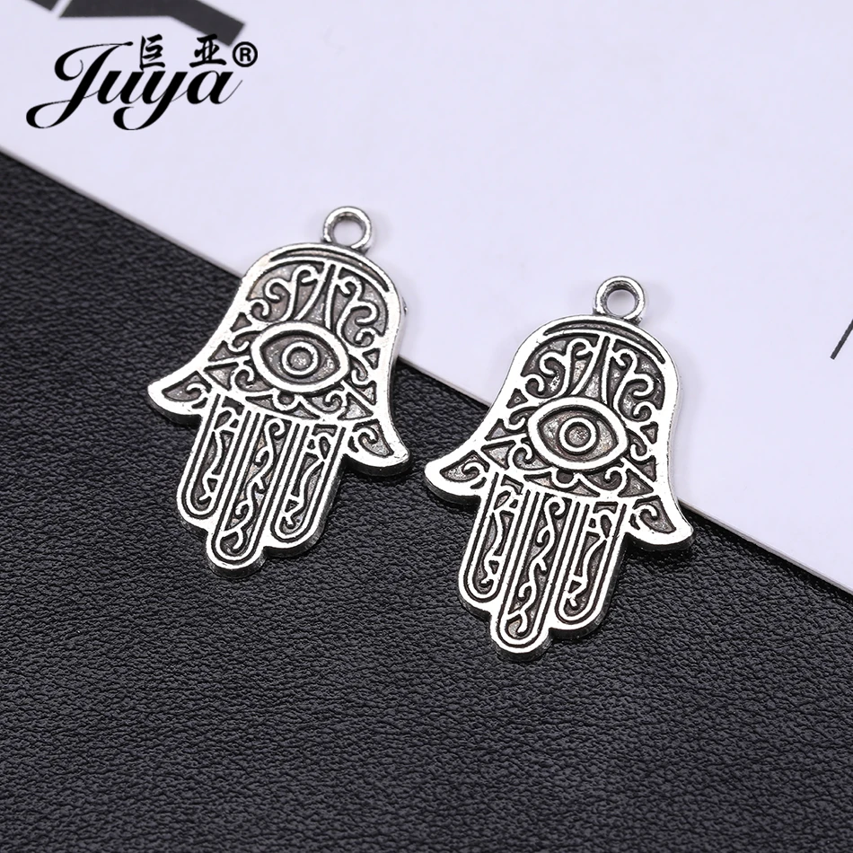 Недорогая резная счастливая Фатима JUYA для рукоделия изготовления ювелирных