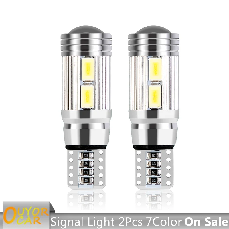2 шт. автомобильный Стайлинг авто светодиодный T10 194 W5W 10 SMD 5630 Светодиодный
