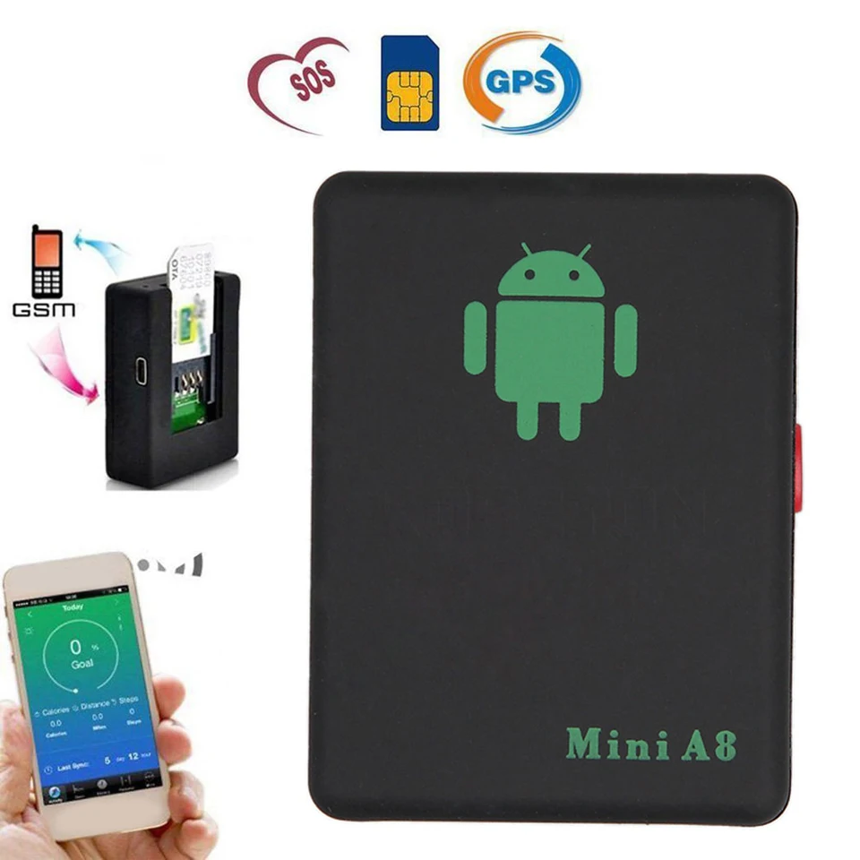 A8 Real Time автомобиль велосипед дети питомцы GPS отслеживание GSM/GPRS/GPS Tracke CAIRUTE Мини