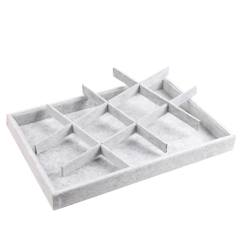 Шкатулка для ювелирных изделий держатель сережек органайзер из бархата мягкая