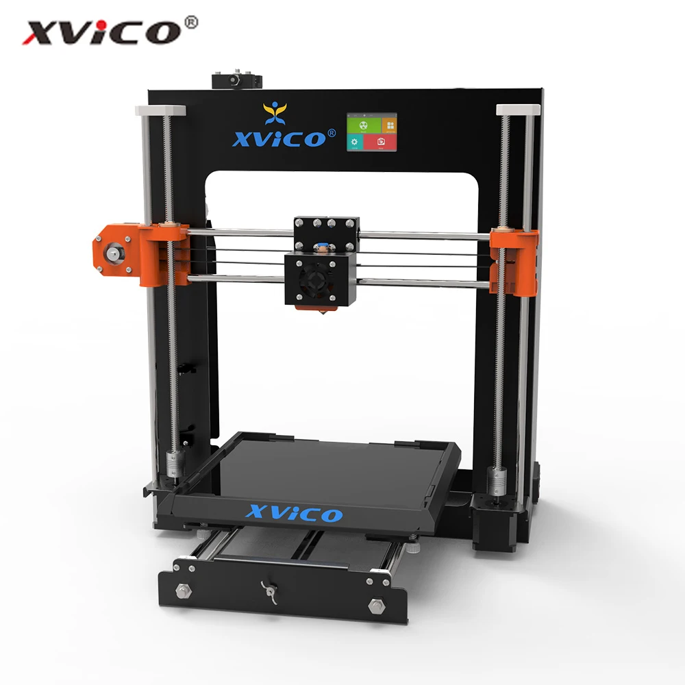 3D принтер XVICO X1 цветной сенсорный экран 2 4 дюйма поддержка нескольких языков