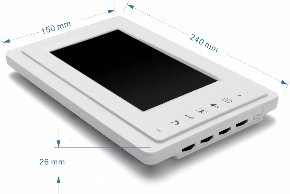 Yobang Безопасность 4 монитора вилла квартира видеодомофон 7 &quotTFT LCD цветной видео