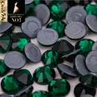 Стразы из хрустального замка высочайшего качества 5А цвета s 2038 зеленые Стразы с горячей фиксацией на клеевой основе Стразы для обуви