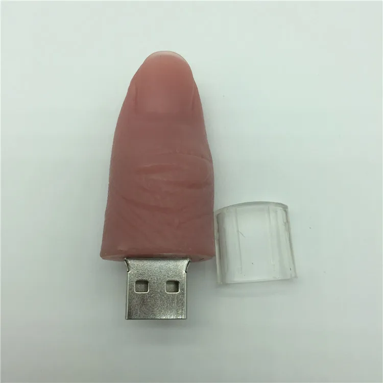 USB 3 0 флеш-память Забавный мультяшный Флешка модель человеческого пальца 4/8/16/32/64