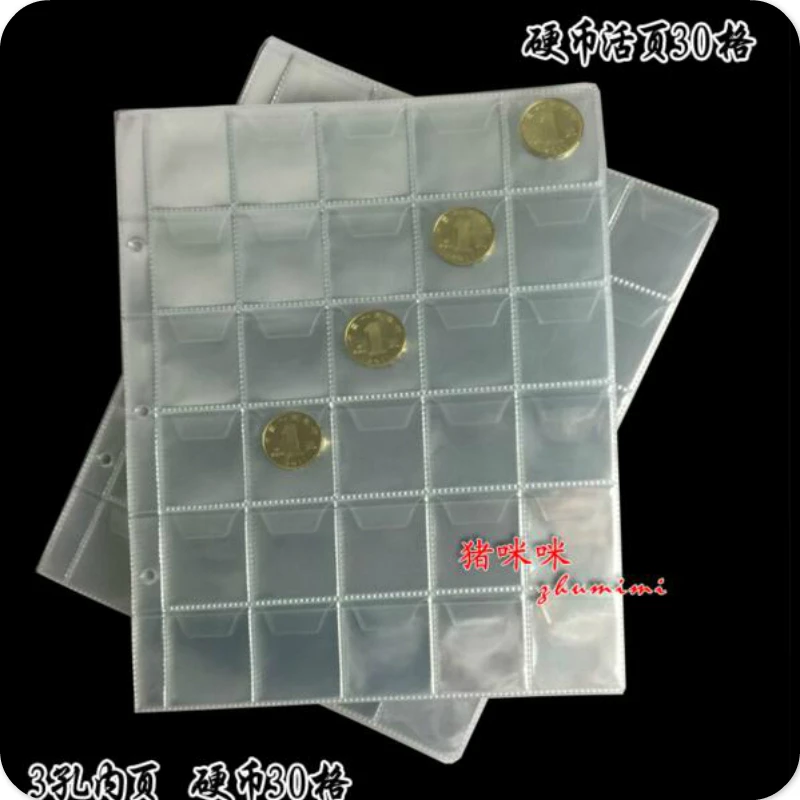 Альбом для монет прозрачный из ПВХ 10 шт. 30/42x250 мм|album for coins|album coin collectionfor coins |