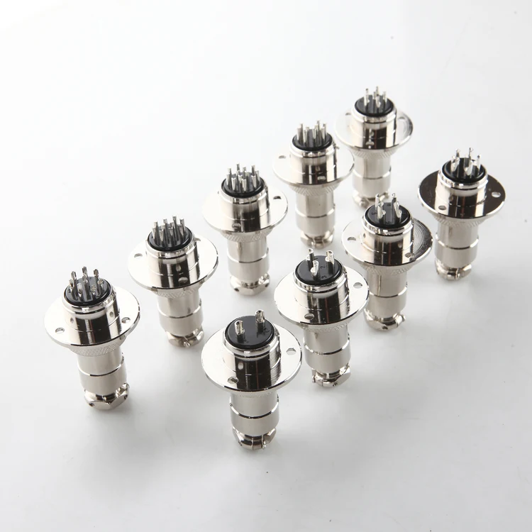 

1PCS YT978 Air Plug Socket Aerial Socket Aviation Plug GX20 DF20 With The flange 2/3/4/5/6/7/8PIN Free Shipping