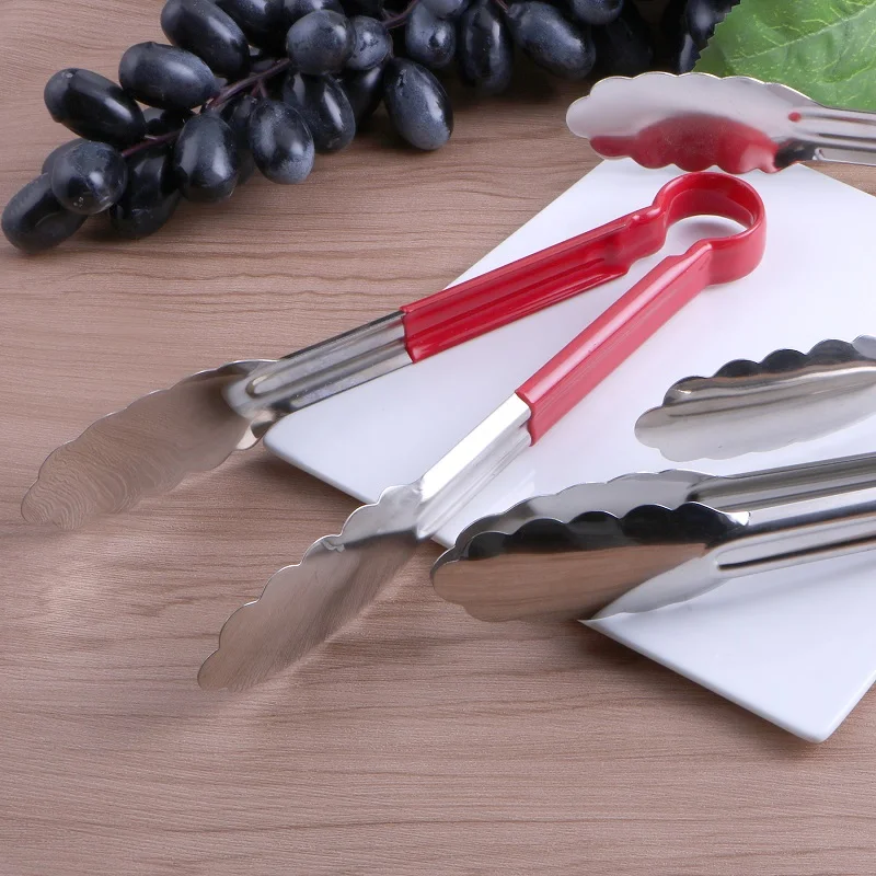 Лидер продаж Нержавеющая сталь Принадлежности для шашлыков Щипцы Салат Хлеб