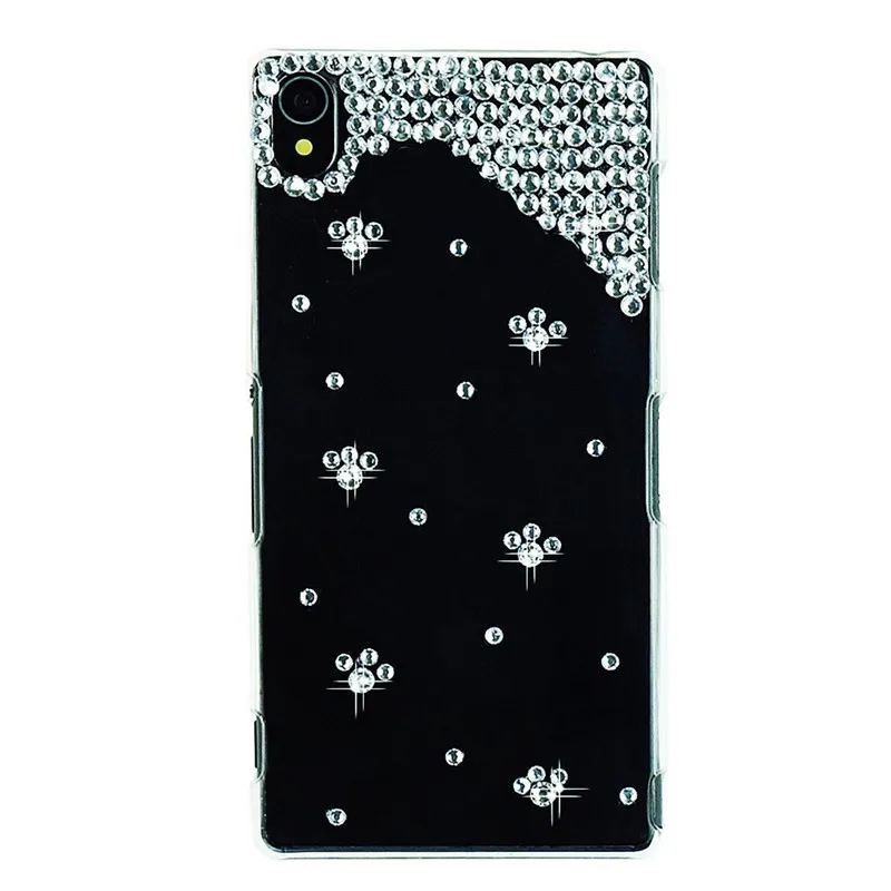 Udapakoo DIY Роскошные побрякушки Кристалл Rhinestone чехол для Sony Xperia 1 II 10 L4 L3 Z5 XA XA1 XA2 плюс