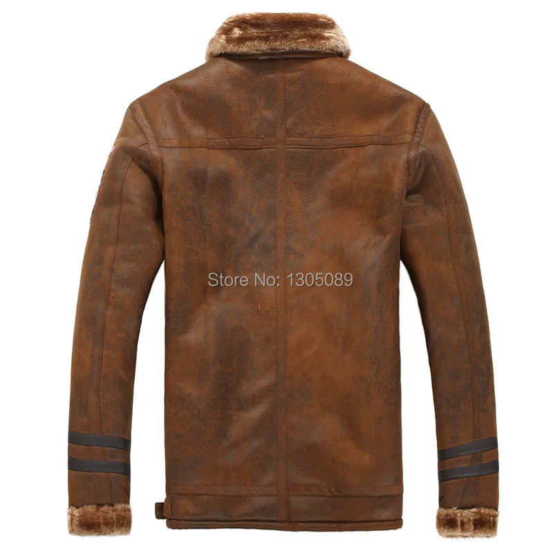 Меха и кожи молния авиатор куртка замшевая кожаная человек пилот куртку из с