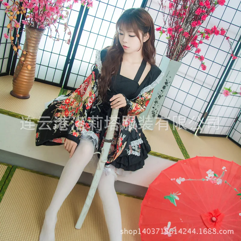 S XXXL платье для косплея горничной на Хэллоуин девочек японские сексуальные