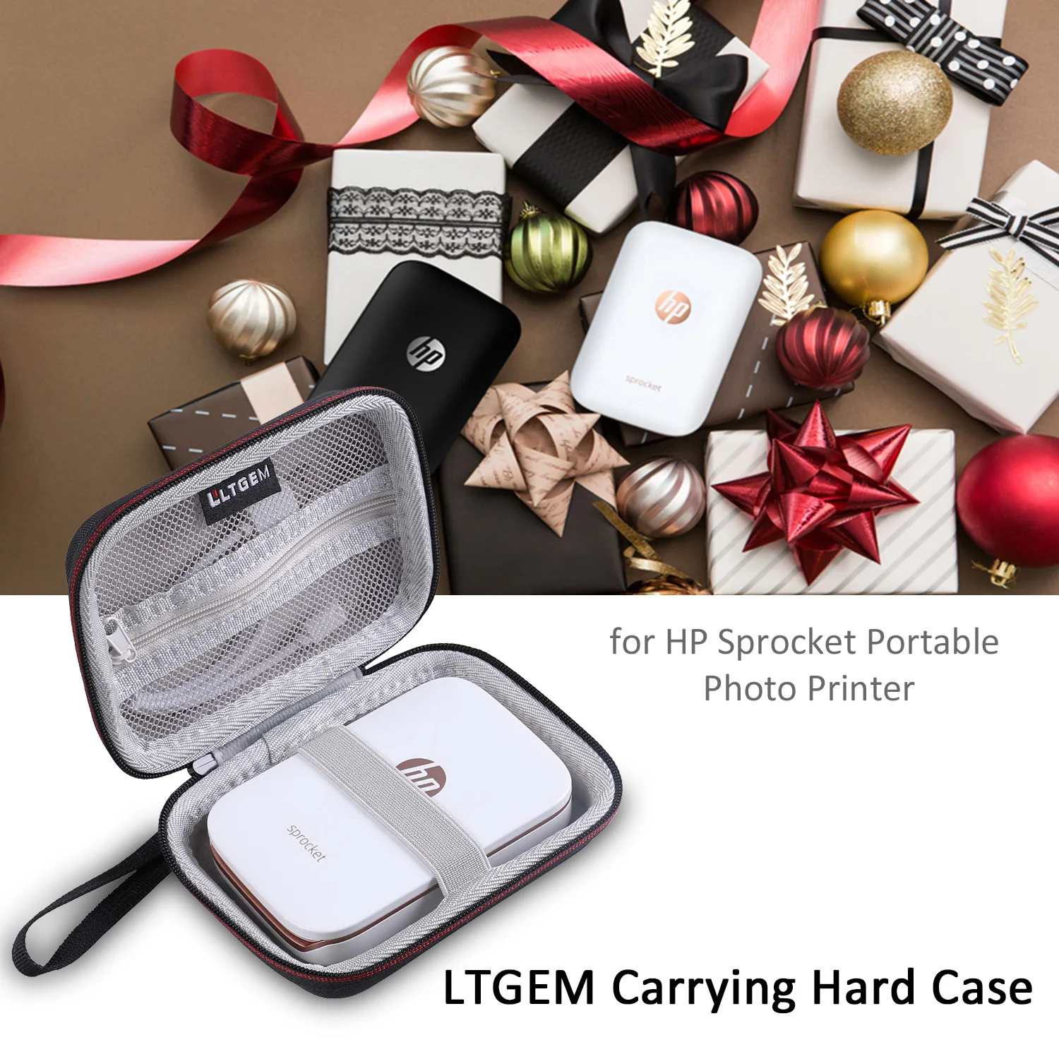 LTGEM Case for Polaroid Zip Mobile Printer w/Zink Zero Ink Printing Technology - EVA Hard Shockproof Travel Carrying | Электроника